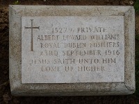 Struma Military Cemetery - Williams, Albert Edward